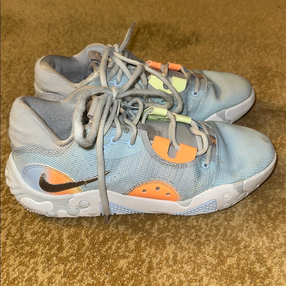 Nike PG 6 celestine blue colorway shoes size 7.5 - Picture 3 of 9